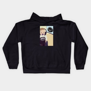 Baby makes a podcast Kids Hoodie